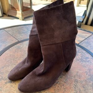 Charles by Charles David brown suede ankle boots. Size 10